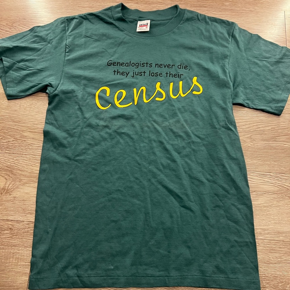 Anvil Teal Tee with Black Text